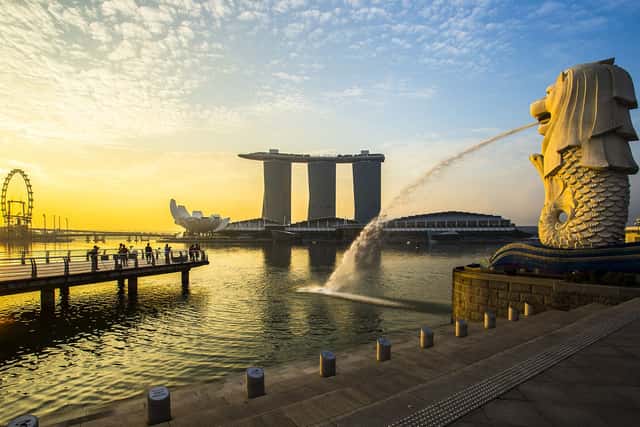 Singapore Merlion landmark