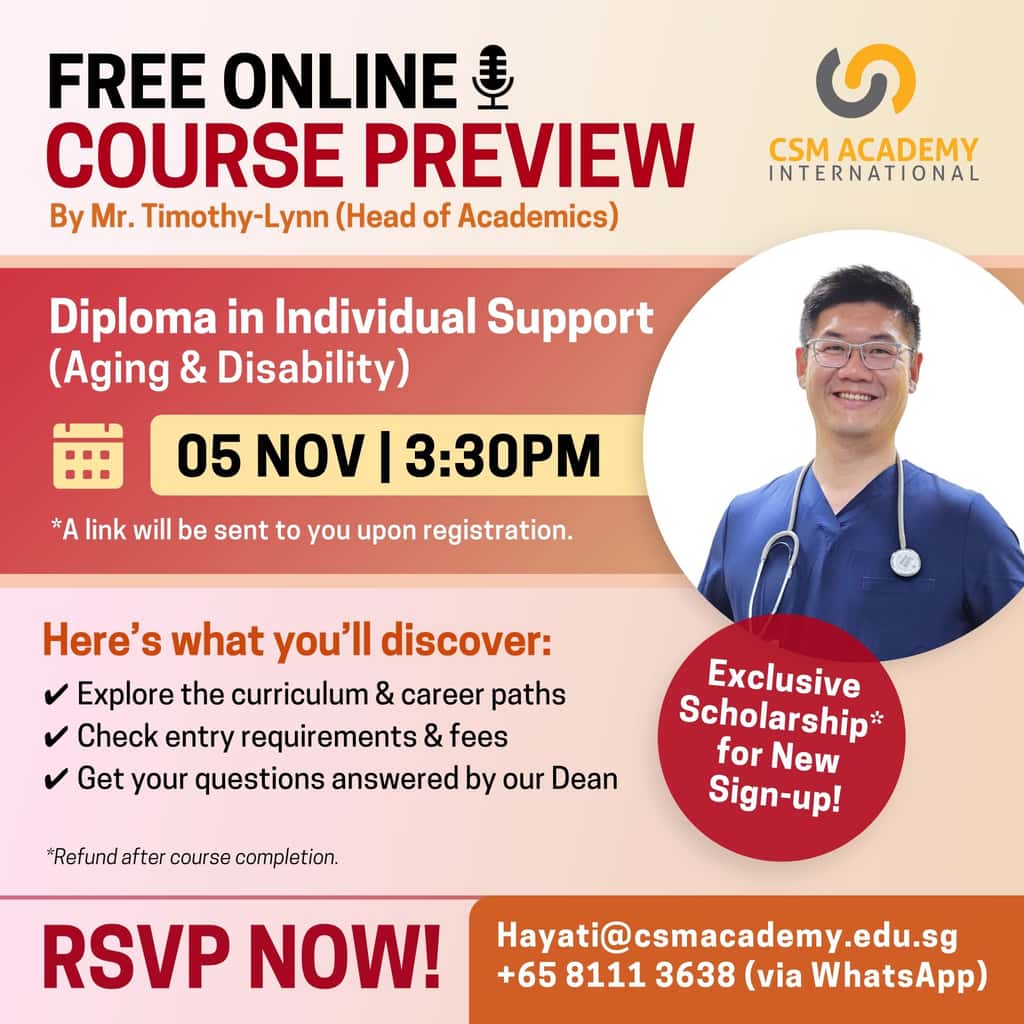 Diploma in Individual Support (Aging & Disability) Course Preview Nov 2026
