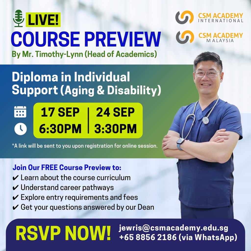 Diploma in Individual Support (Aging & Disability) - SEP 2026 Course Preview
