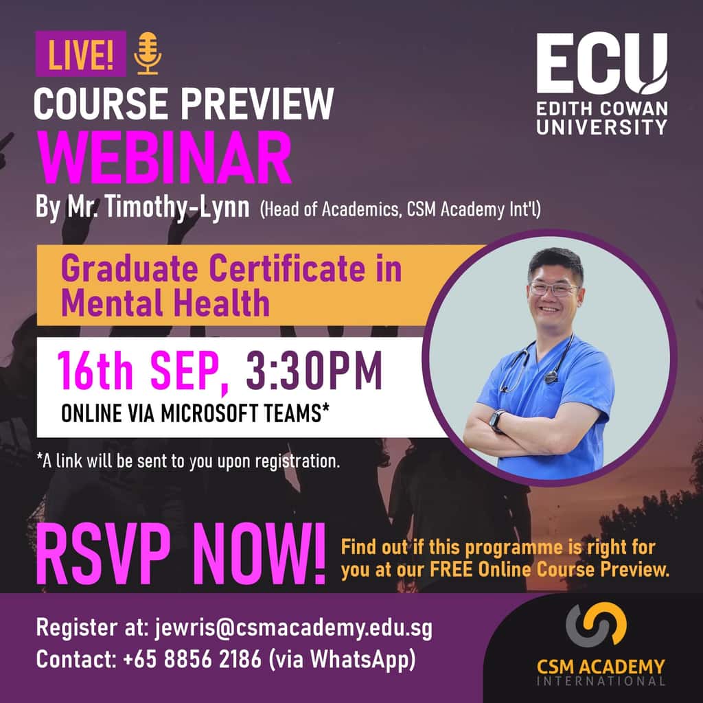Course Preview -Graduate Certificate in Mental Health